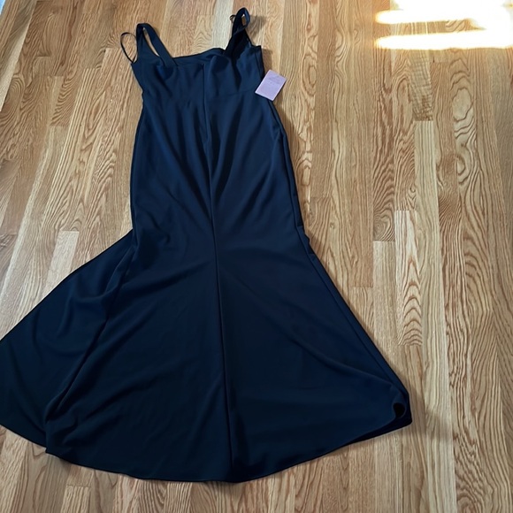 NWT BHLDN Adena Square-Neck Maxi Dress Black 10 - Picture 6 of 15